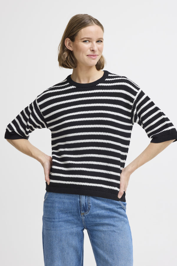 BYMIKALA VAFFEL PULLOVER