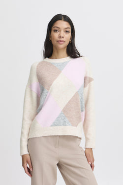 BYOMEA ARGYLE PULLOVER