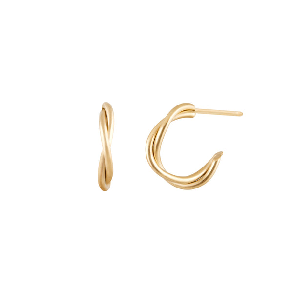 BIARRITZ HOOPS - GOLD PLATED