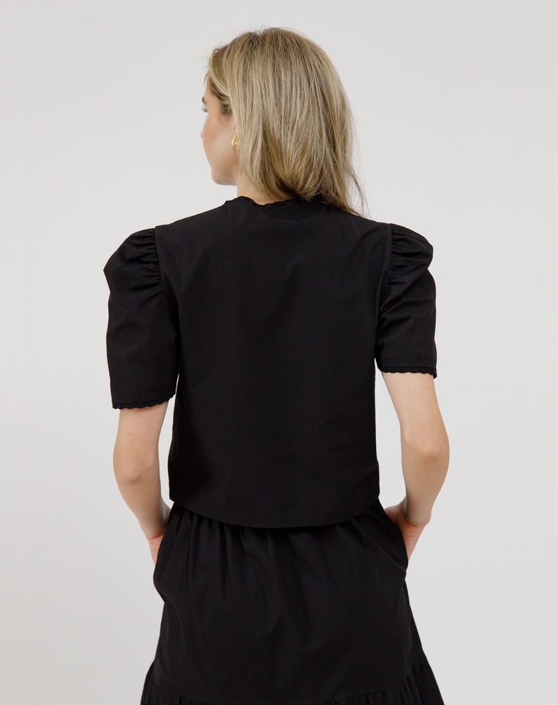 POPLIN TIE UP TOP