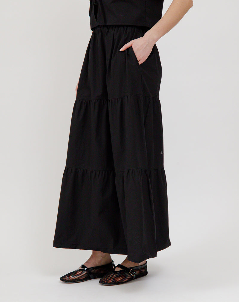 POPLIN LONG SKIRT