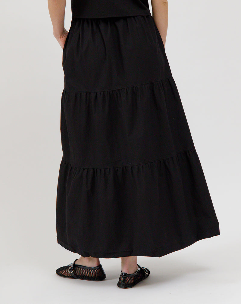 POPLIN LONG SKIRT