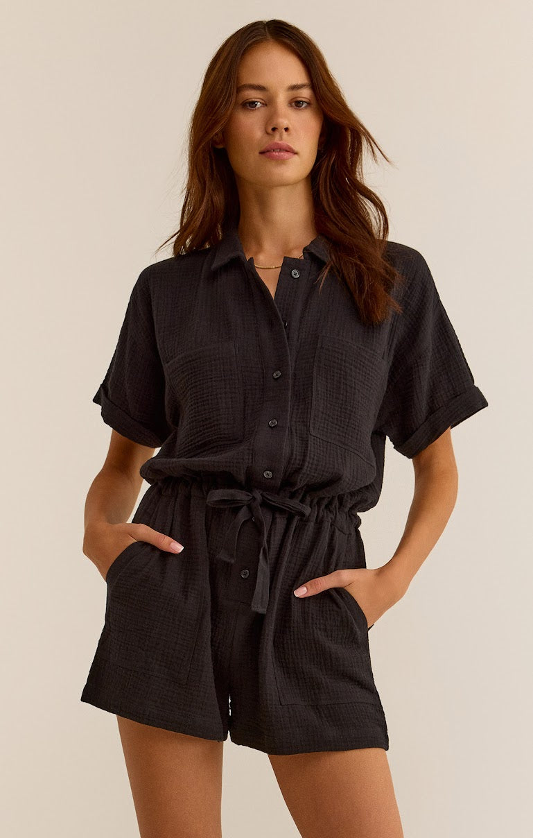 LOOKOUT GAUZE ROMPER