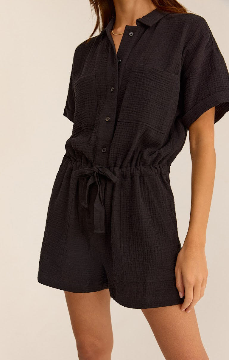 LOOKOUT GAUZE ROMPER