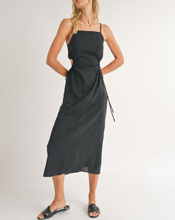 THE CLASSIC SIDE CUTOUT MAXI DRESS