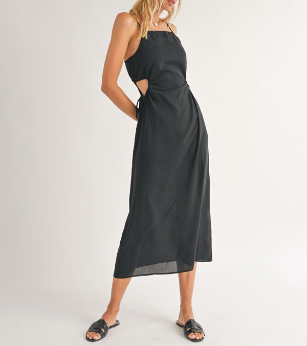 THE CLASSIC SIDE CUTOUT MAXI DRESS