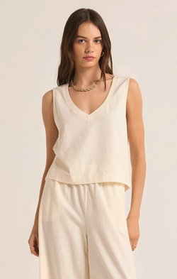 SLOANE V-NECK TOP