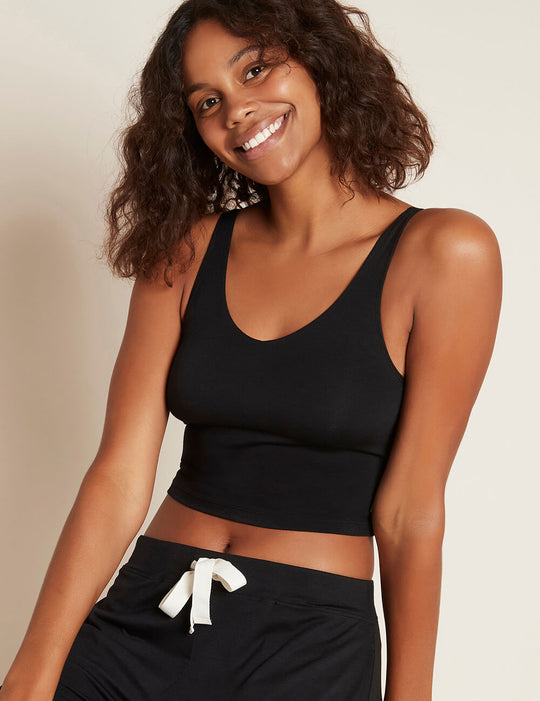 SHELF BRA CROP TOP