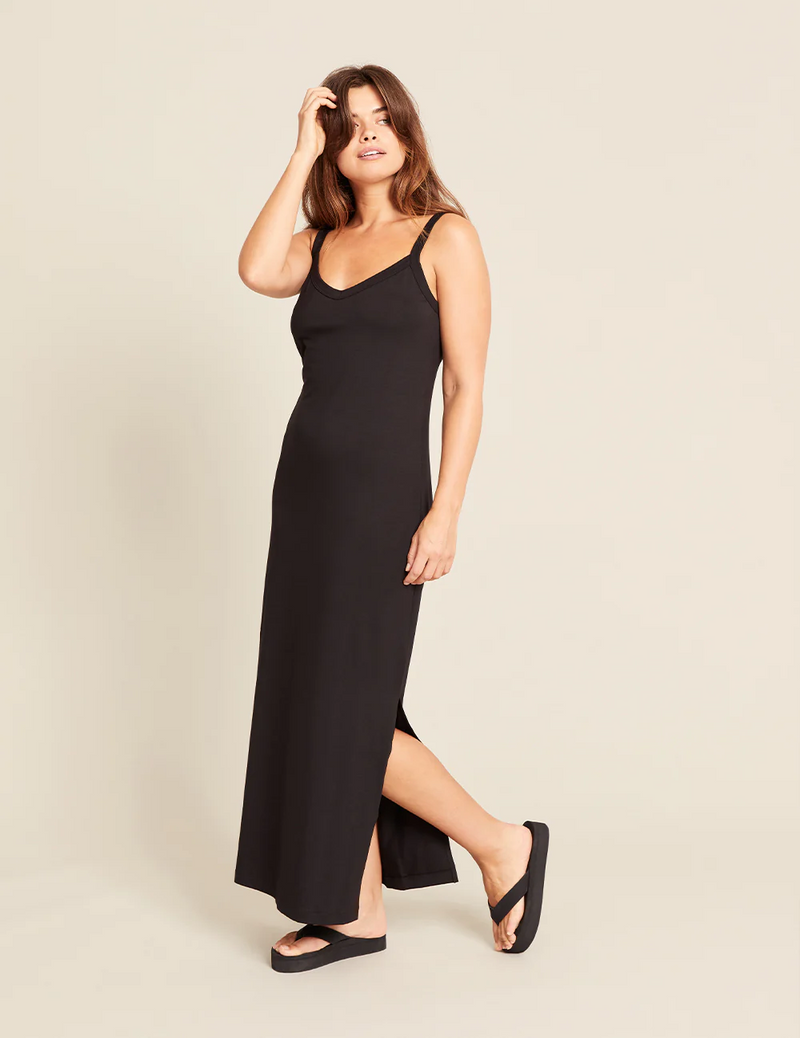 V-NECK SLIP DRESS