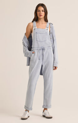 THE KNIT DENIM OVERALL