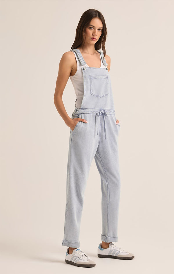 THE KNIT DENIM OVERALL