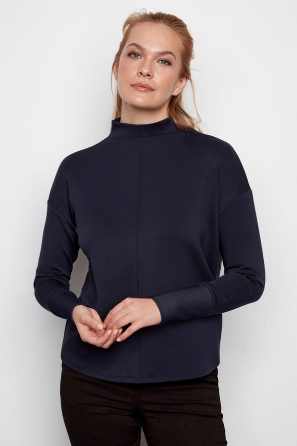 ARYA BUTTER CONTRAST TURTLENECK