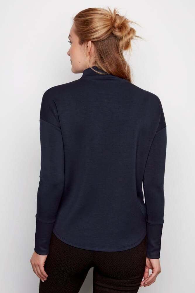 ARYA BUTTER CONTRAST TURTLENECK