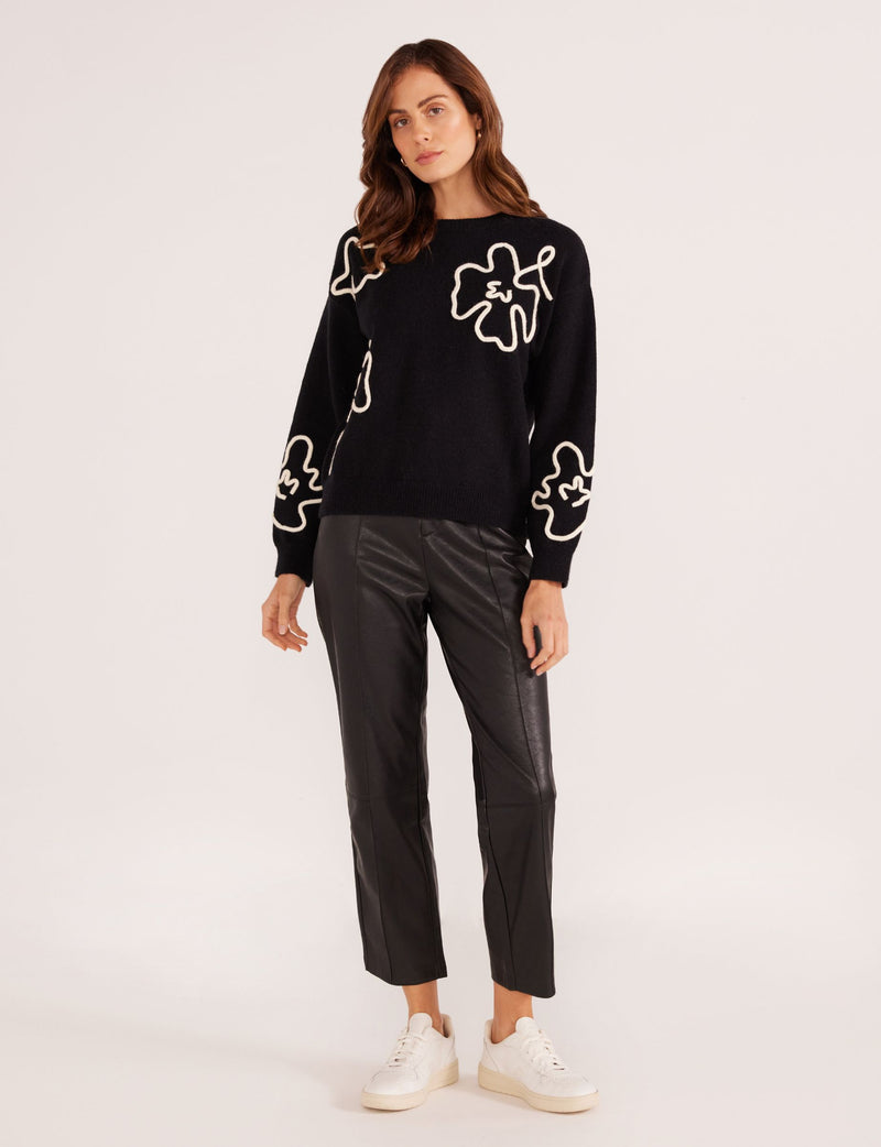 ISLA FLORAL KNIT JUMPER