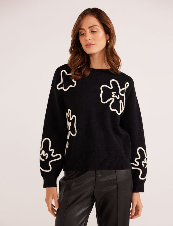 ISLA FLORAL KNIT JUMPER