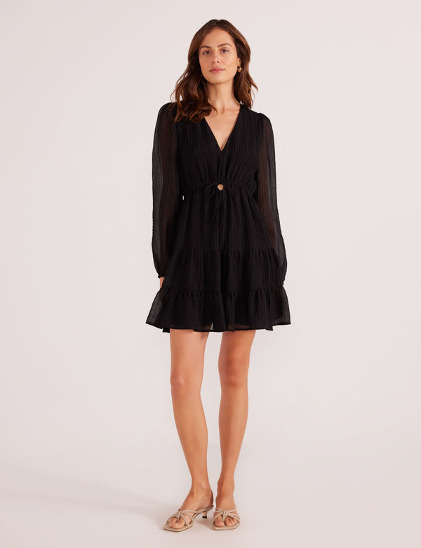 AMY LONG SLEEVE MINI DRESS