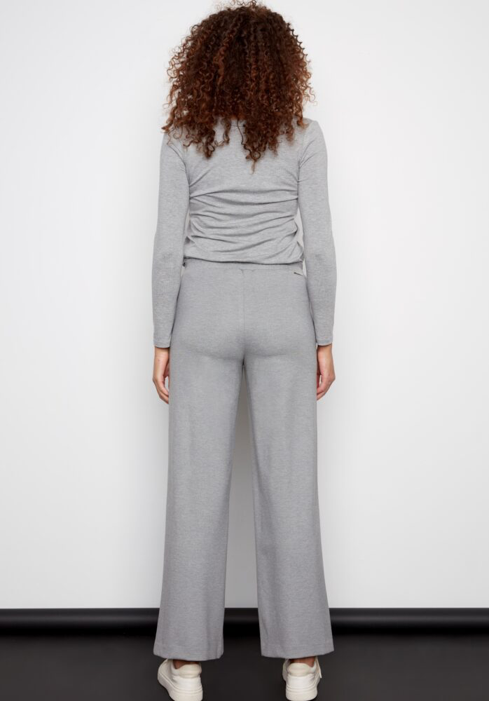 AMIRI GREY POINTE WIDE-LEG PANT