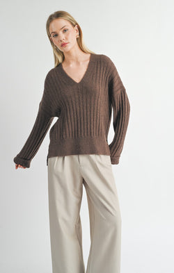 CARLI V NECK PULLOVER