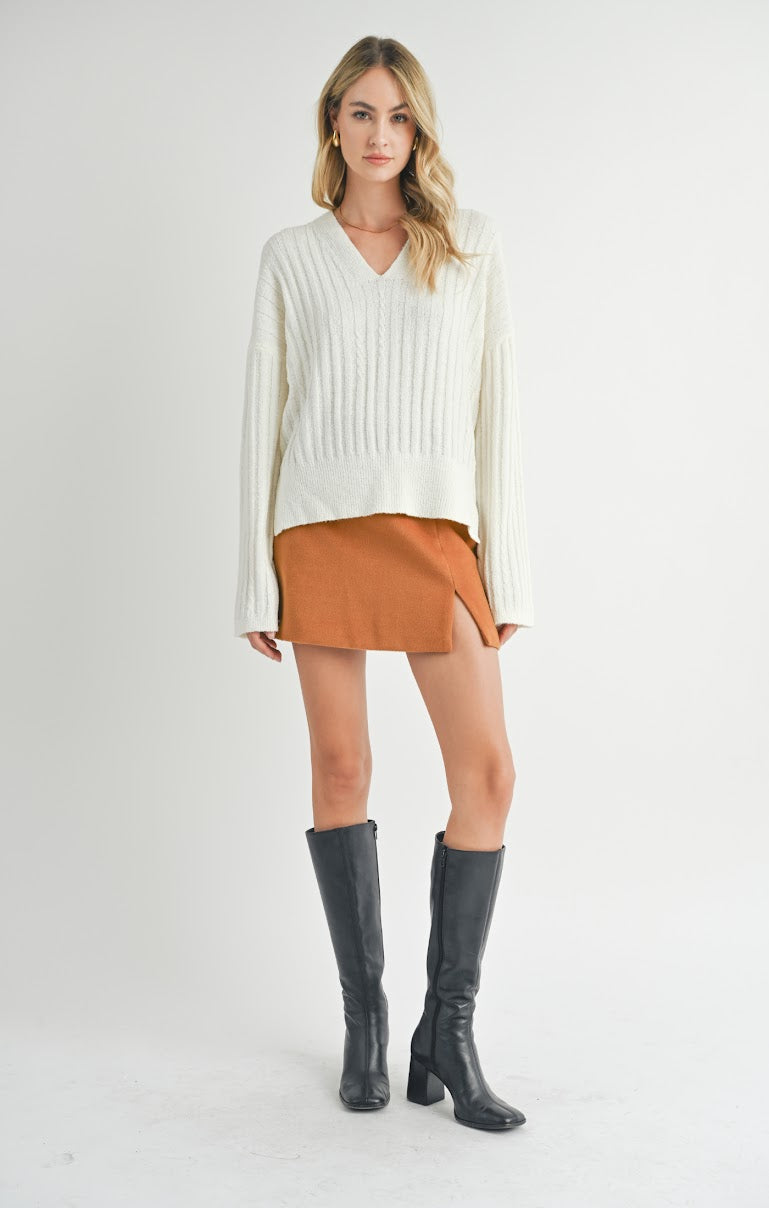 CARLI V NECK PULLOVER