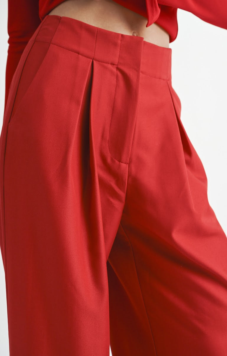 TAKE ACTION PLEATED WIDE LEG TROUSER