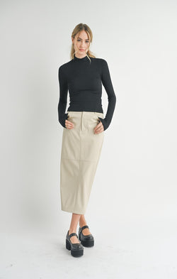 RONAN TURTLENECK KNIT TOP