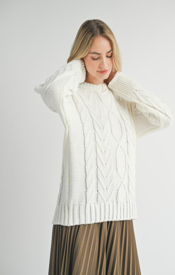 MONTANA CABLE KNIT SWEATER