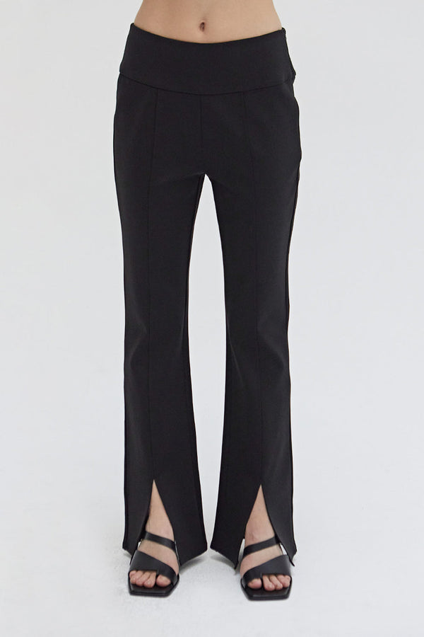 CRESCENT - PANTS WITH FRONT SLITS