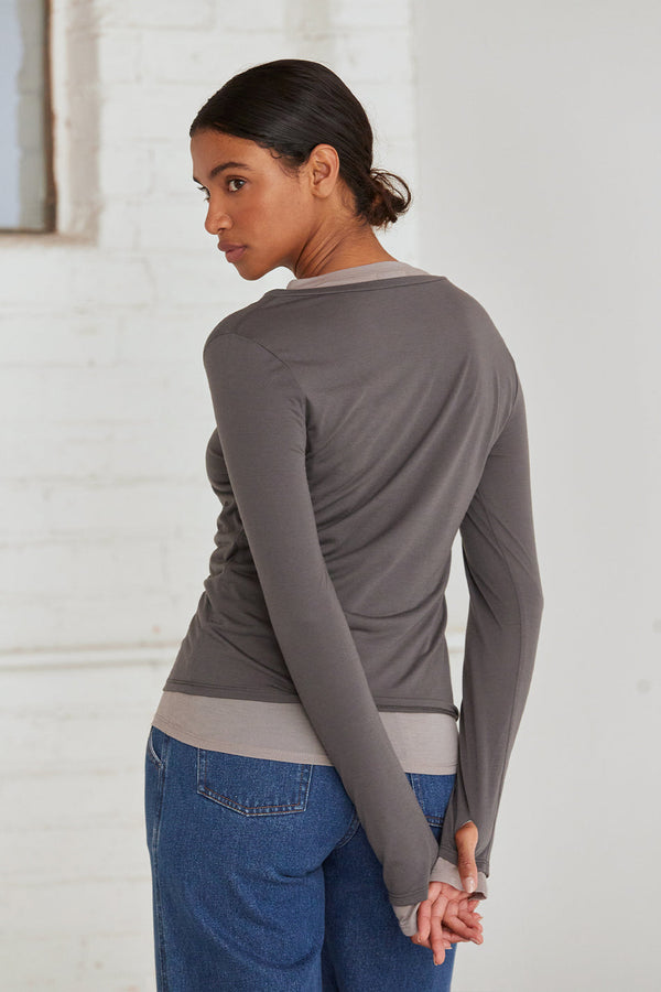 CRESCENT - L/S W/THUMB HOLES