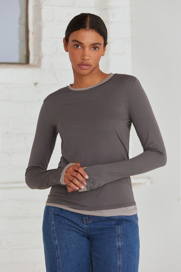 CRESCENT - L/S W/THUMB HOLES