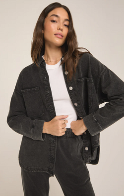 ALL DAY KNIT DENIM JACKET