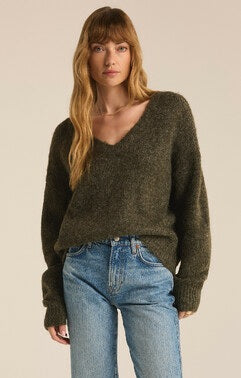 ALL I WANT V-NECK SWEATER