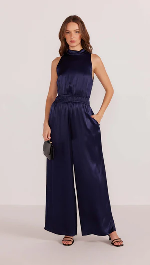 LUMINA HIGH NECK JUMPSUIT