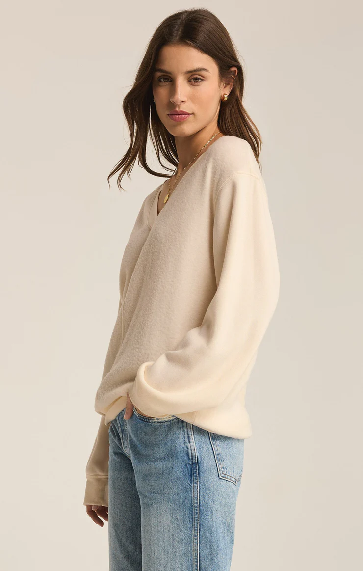 OFF THE CLOCK COZY SWEATSHIRT