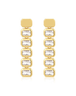 THE BIANCA BEZEL DROP STUDS