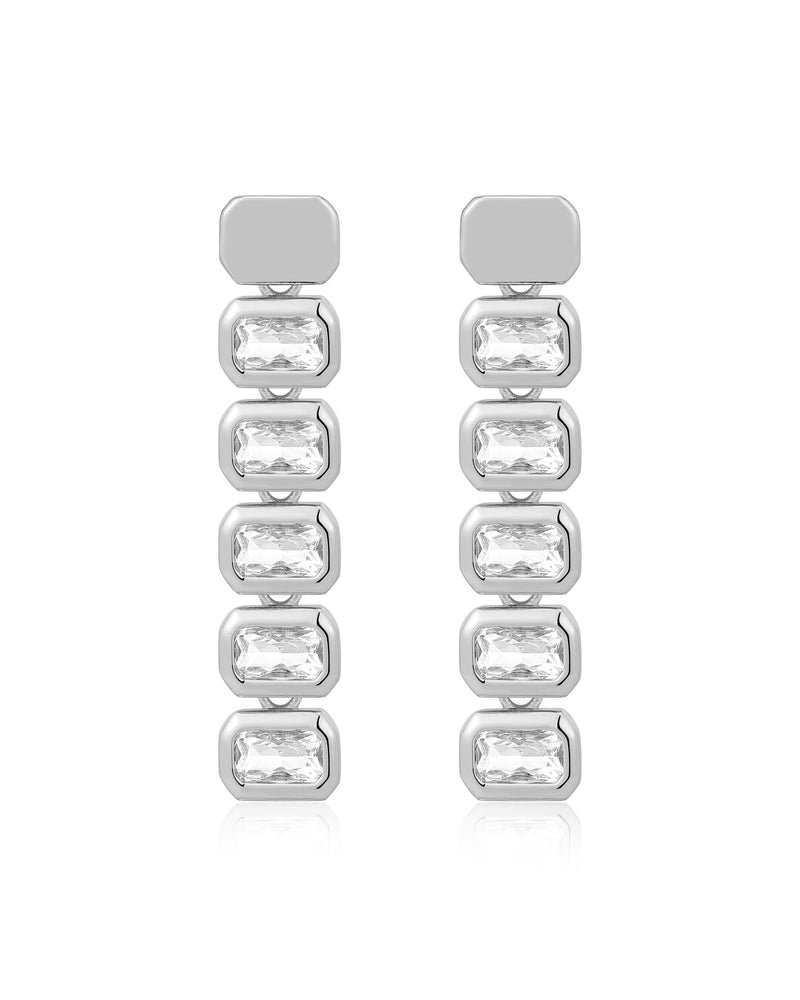 THE BIANCA BEZEL DROP STUDS