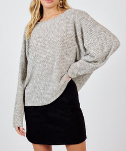 BILLIE OTS DOLMAN SLEEVE KNIT TOP