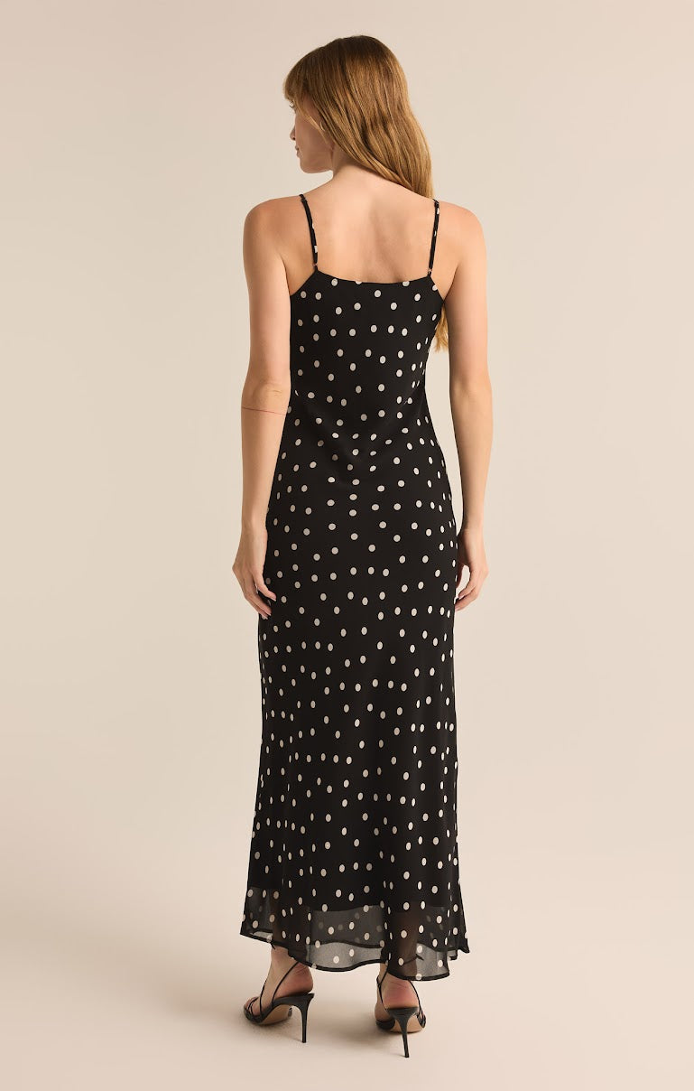 CECILY POLKA DOT SLIP DRESS