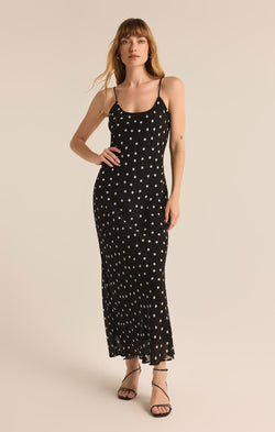 CECILY POLKA DOT SLIP DRESS