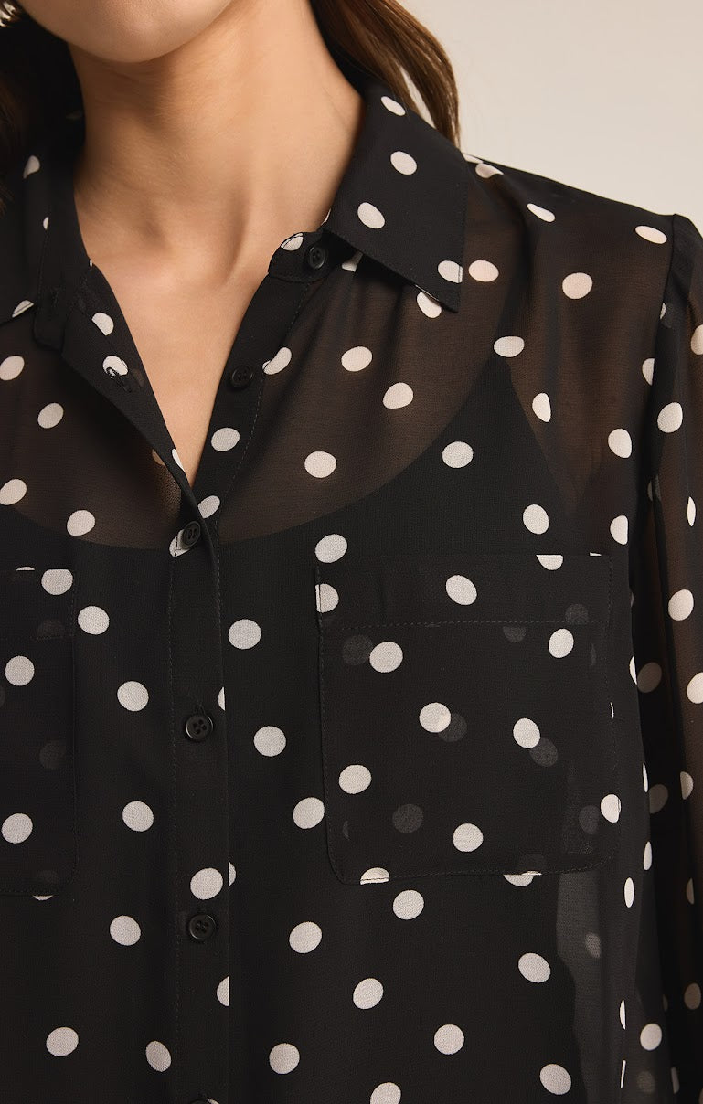 VIVENNE POLKA DOT TOP