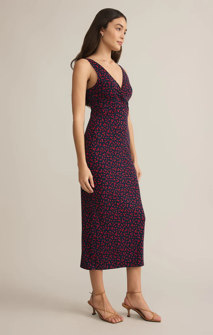 ELEVE LA ROSA DITSY MIDI DRESS