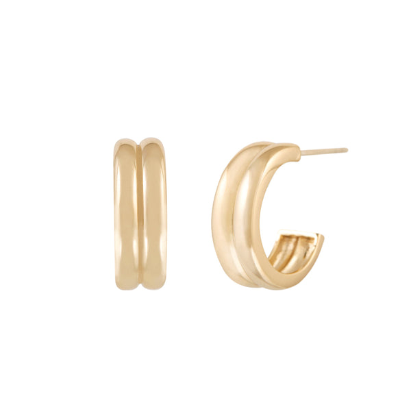 MARILOU EARRINGS - GOLD PLATED