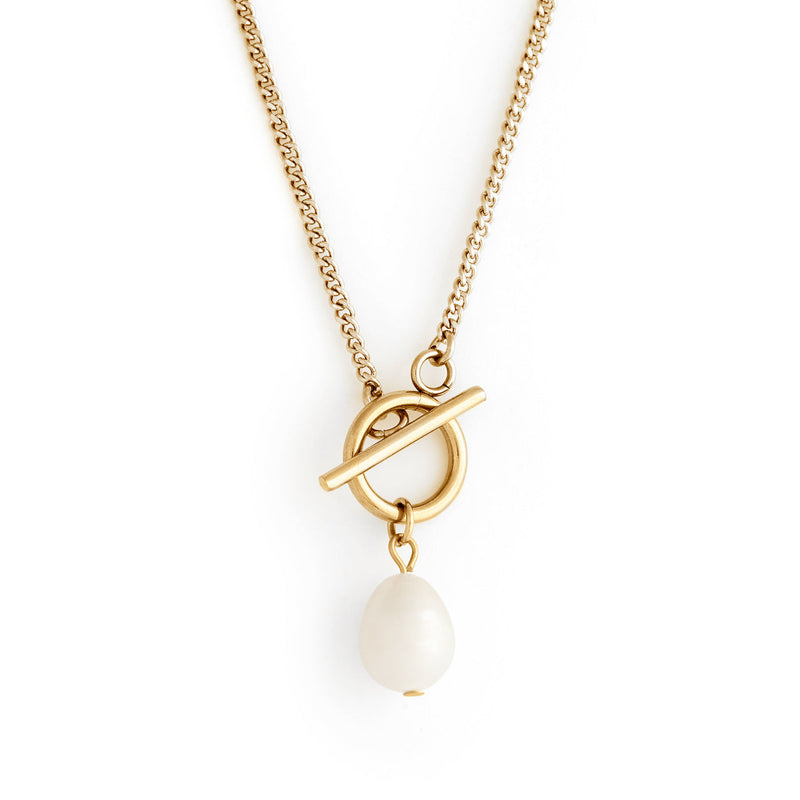FRESHWATER NECKLACE - GOLD PLATED