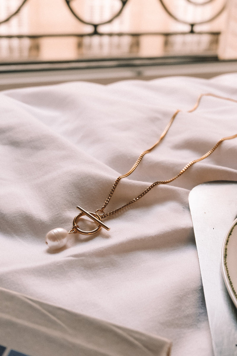 FRESHWATER NECKLACE - GOLD PLATED