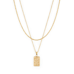 WORK OF ART NECKLACE - GOLD PLATED