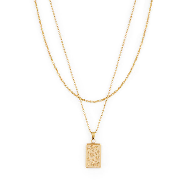 WORK OF ART NECKLACE - GOLD PLATED