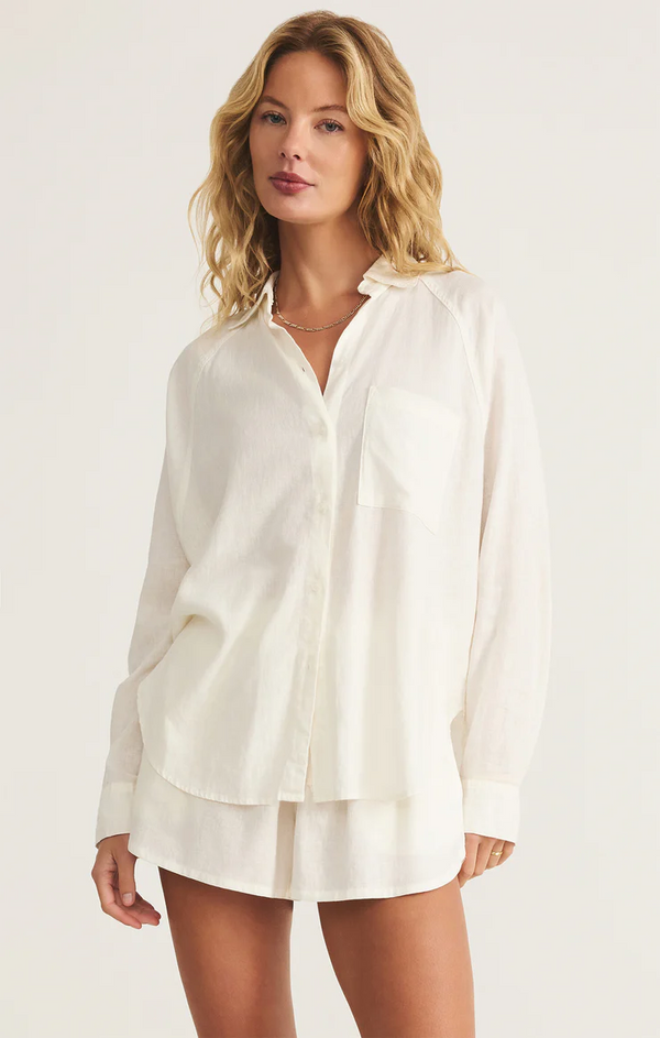 THE PERFECT LINEN TOP