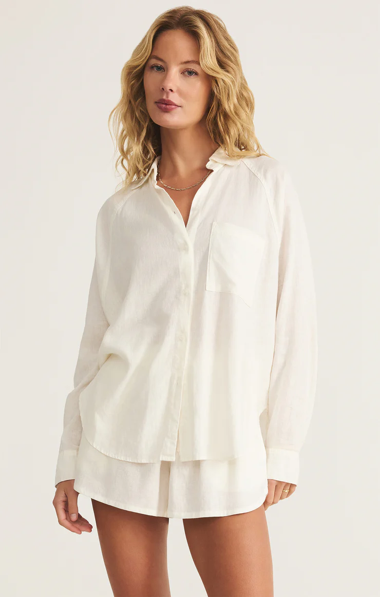 THE PERFECT LINEN TOP