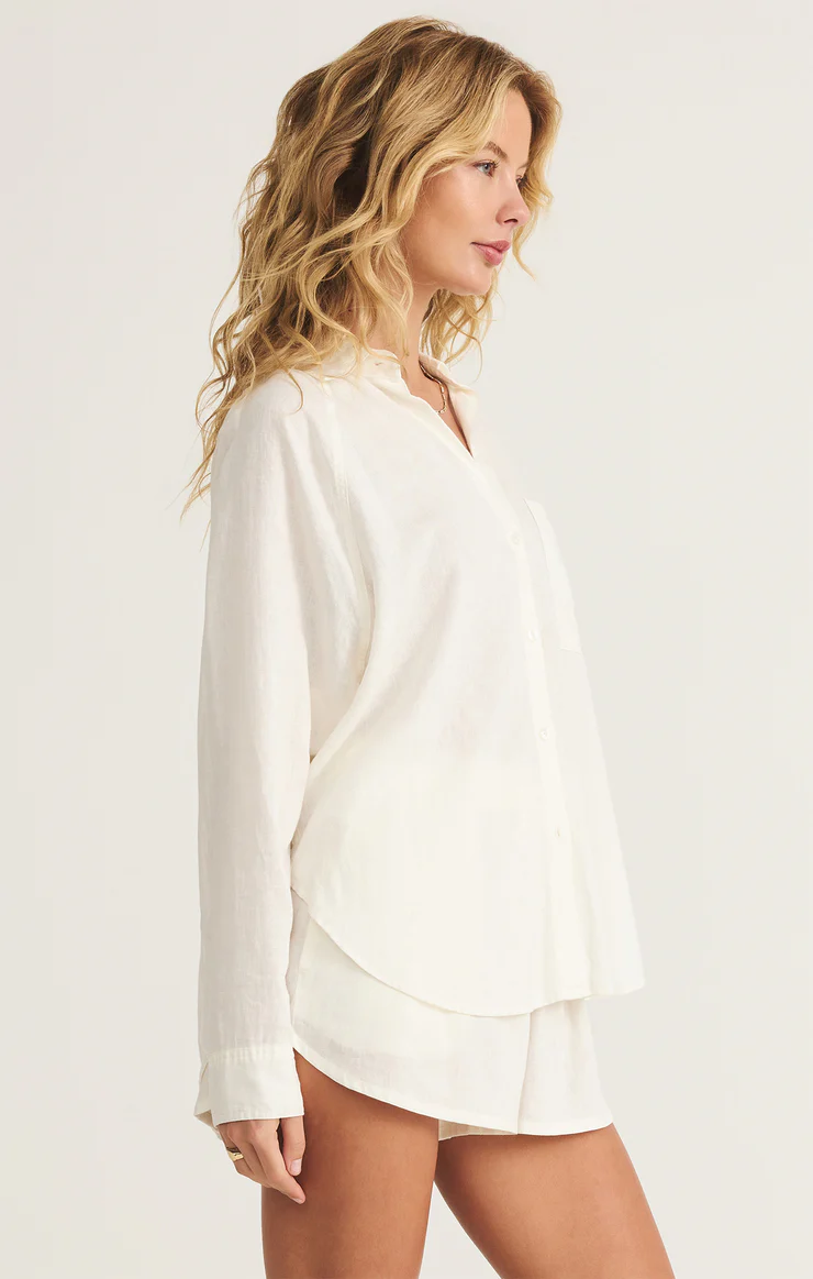 THE PERFECT LINEN TOP