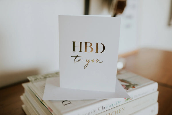 HBD TO YOU
