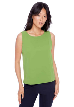 GIANNA SOLID VEGAN SILK TANK